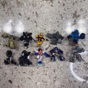 Transformers Mini Figures Lot of‎ 10 Autobots Decepticons Kids Toys